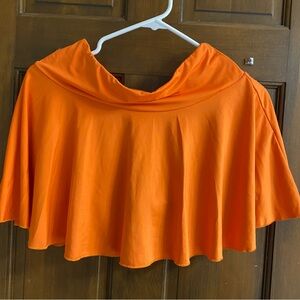M orange tennis/athletic skirt